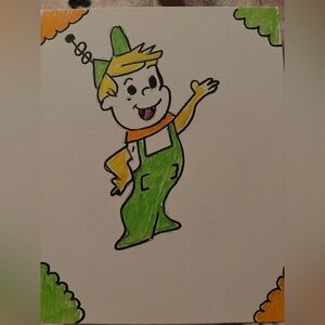 Cartoon Character Canvas Art